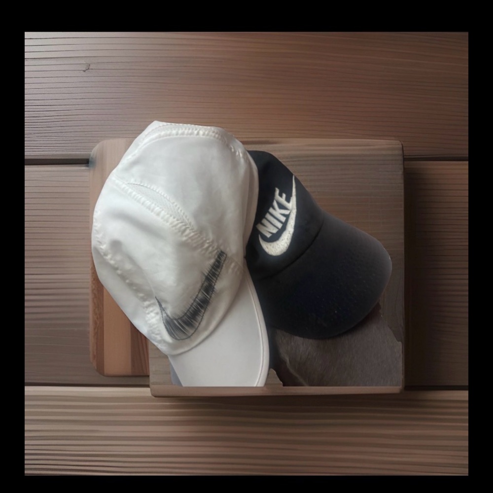 Nike White and Black Dual Pack Baseball Hats